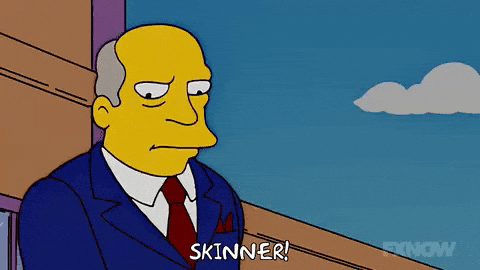 jeffmadams the simpsons simpsons skinner superintendent chalmers GIF