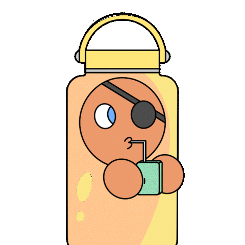 Please Continue Water Bottle Sticker by Fatman