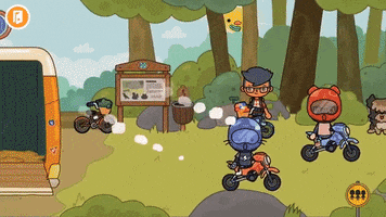 motorcycles motorbikes GIF by Toca Boca