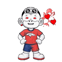Denver Broncos White Monkey Sticker by Zhot