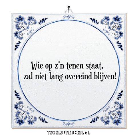 Humor Focus Sticker by Tegelspreuken.nl