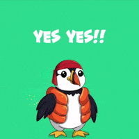 Joy Yes GIF by Puffins