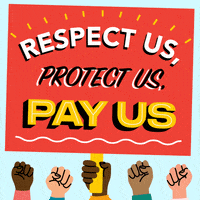 Protest Sign Fight For 15 GIF by INTO ACTION