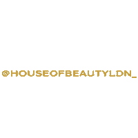houseofbeautyldn beauty makeup house gold Sticker