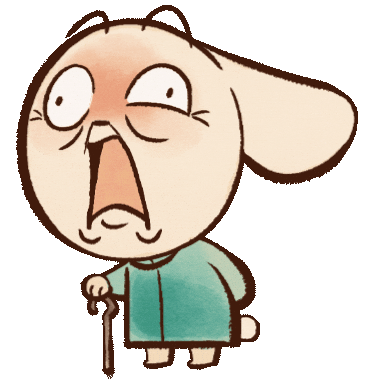 Scared Chinese Zodiac Sticker by Sticky Brain Studios