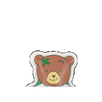 Teddy Bear Children Sticker by Kate Ball