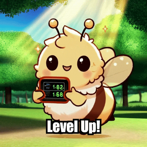 Level Up Wellness GIF by Beelightened