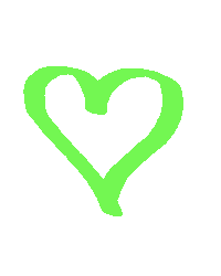 morgontidningen heart green morgontidningen hjärta Sticker