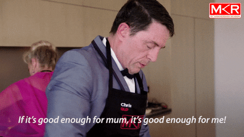 chris cook GIF by My Kitchen Rules