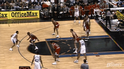 Allen Iverson Basketball GIF by Philadelphia 76ers