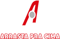 Logo Arrasta Pra Cima Sticker by Altero Design