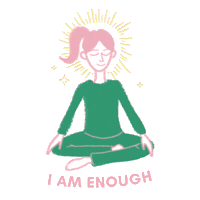 Iamenough Sticker by Indoganic Official
