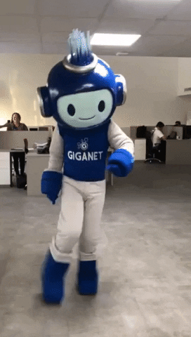 Giganet_Ipatinga giphyupload internet mascote Dançando GIF