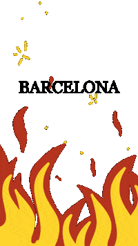 Fire Barcelona Sticker