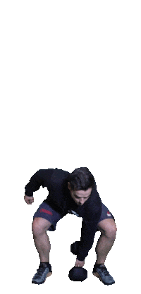 Jerk Dumbbell Sticker by Crossfit Duketown