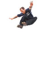 jump no Sticker by www.longliverollerblading.com