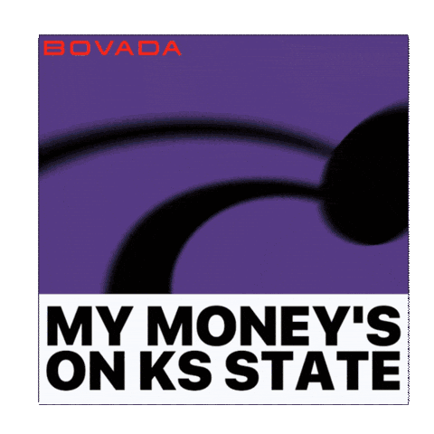 K-State Wildcats Sticker by Bovada