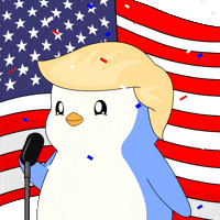 Donald Trump Crypto GIF by Pudgy Penguins