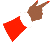 Christmas Point Sticker by Poire Molle