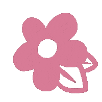 pineapplesheep pink flower doodles doodle art Sticker