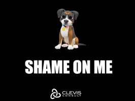 Shame My Bad GIF by CLEVIS