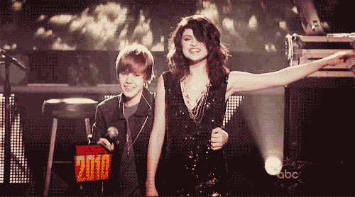 justin bieber selena GIF