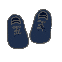 Baby Steps Slippers Sticker by My Baby Factory