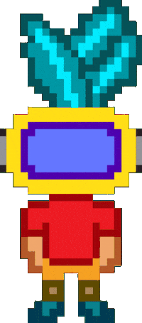 Pixel Power Sticker by spMAKE