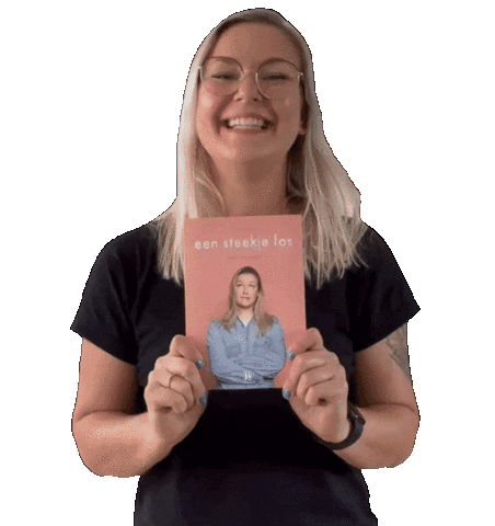 Boek Sticker by Iris Borduurt