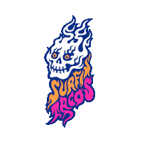 surfintacos mexico surf tacos mexican Sticker