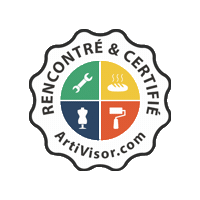 artivisor nantes artisan coiffeur certification Sticker