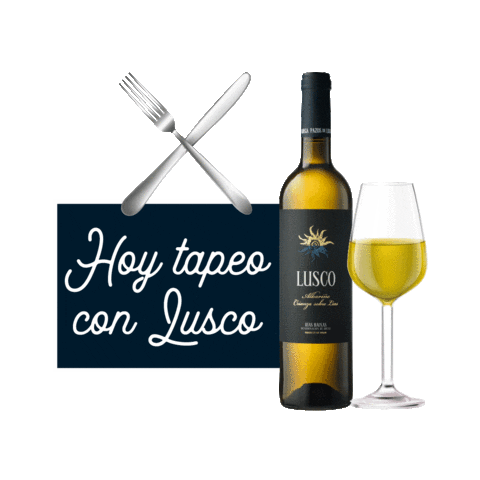 PazosdeLusco wine vino galicia white wine Sticker