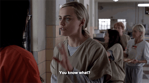 orange is the new black cant GIF by Yosub Kim, Content Strategy Director