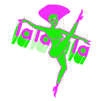 excited dance Sticker by Yaki Man