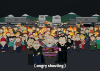Anger Crowd GIF by South Park