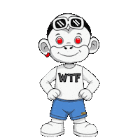 What The Wtf Sticker by Zhot