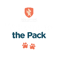Dog Pack Sticker by Dog City NYC