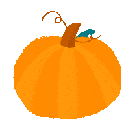 Pumpkin Sticker by DECA Inc.