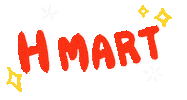 Logo Text Sticker by H Mart