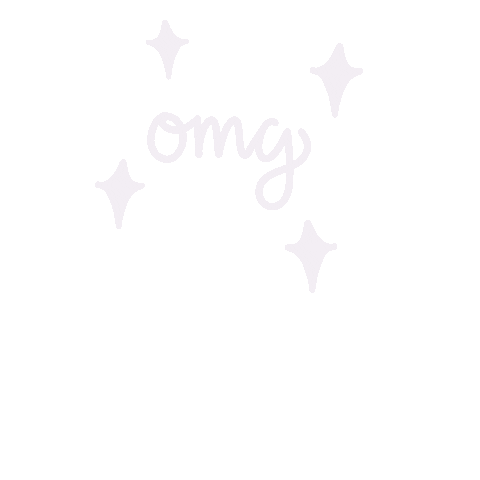 lettering_bysara omg aesthetic lettering sparkles Sticker