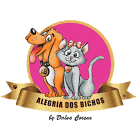 AlegriaDosBichos cat dog gato cachorro Sticker