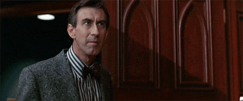 coming out of the door GIF