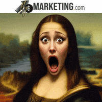 Mona Lisa Omg GIF by FlySMarketing.com