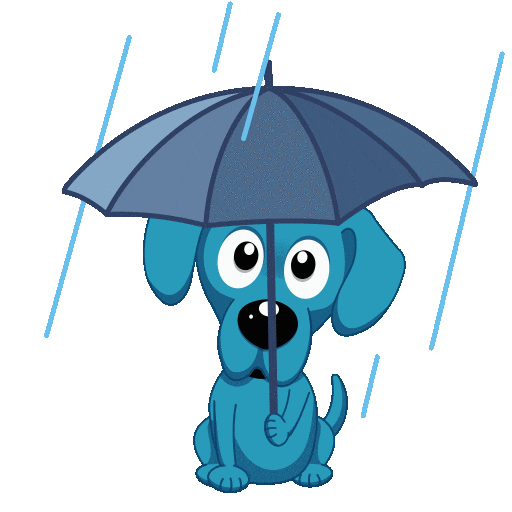 Sad Stormy Weather Sticker by JPedicini