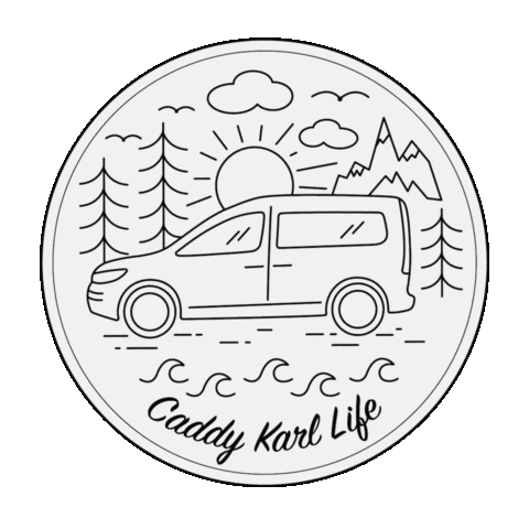 Caddy Sticker