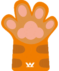 Hands Up Cat Sticker by vetconcept