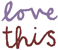 Love This Sticker by Louisa Taylor Studio