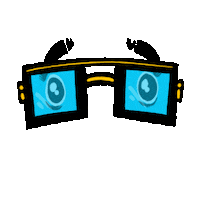 SeanoGohard stress anxiety worry cartoon eyes Sticker