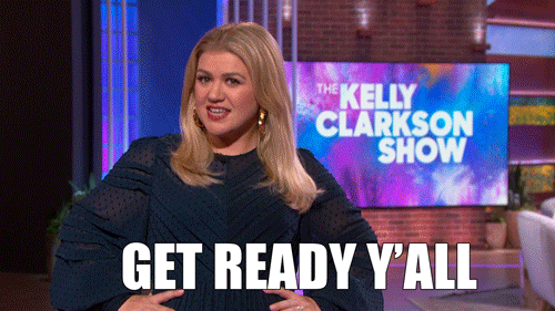 KellyClarksonShow giphyupload excited tea ready GIF