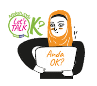 Malaysia Are U Ok Sticker by LetsTALKMindaSihat